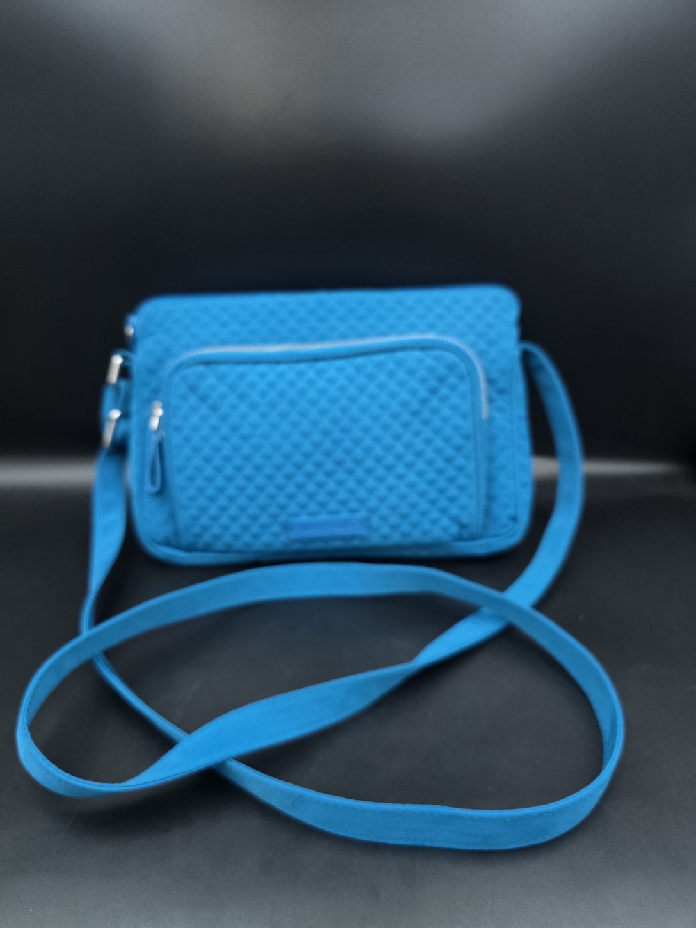 Vera Bradley Bright Blue Quilted Crossbody Bag